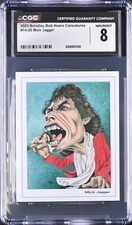 2003 Brinkley Bob Hoare Caricature MICK JAGGER CGC 8 Pop 3, 1 higher picture