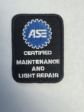 Genuine New ASE Certified Maintenance & Light Repair Technician Patch Original picture