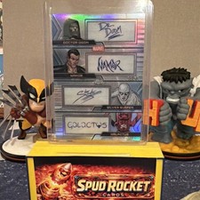 2026 Topps Chrome Marvel Comics Facsimile Quad Auto MFD-DNSG Doom Namor picture