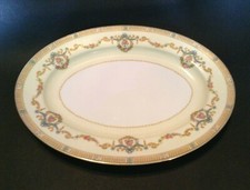 Noritake Tybalt - Oval Platter Or Serving Dish - Blue And Green Accents - Japan picture