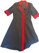 Vintage Northwest Airlines Flight Attendant Uniform Dress Studio 194 1980s 1990 picture