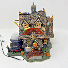 Dept 56 The Candy Cauldron Halloween Village House TESTED WORKS w/Box 54609 picture