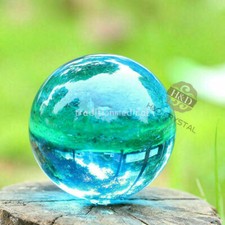 40-100mm Natural Sky Blue Sphere Large Crystal Ball Healing Stone picture