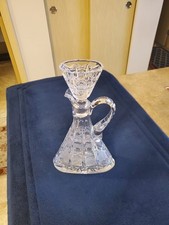 Antique 1920s Very Rare American Brilliant Cut Triangle Draped Decantor picture