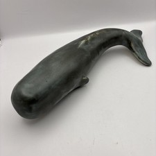 Vintage POD Studios Edgecomb, Maine Ceramic Sperm Whale Art Figurine picture