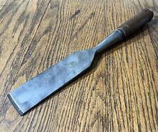 VINTAGE TOOLS D.R. BARTON 1832 ROCHESTER, NY 2” CHISEL WOOD HANDLE BIG SLICK USA picture