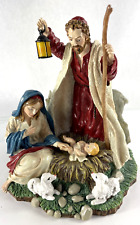Collectible  Fitz & Floyd Christmas Nativity Musical Plays Silent Night picture