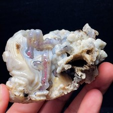 Rare 400G Natural Beautiful Gobi Agate Eye Agate Stone Madagascar L8530 picture