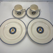 2 Pfaltzgraff Star Trek VI The Undiscovered Country 3-Piece Buffet Set 53-800 picture