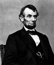 Television documentary file photo Abraham Lincoln Feb 1864 Old Photo picture