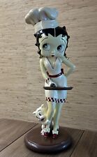 Vintage Betty Boop w Pup Chef Figurine w Orig. Frypan Paint Untouched 26” Tall picture