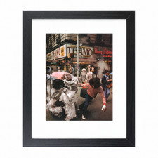 1970s Garment District Manhattan New York City NYC Matted & Framed Photo Picture picture
