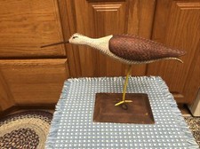 Shore Decoy Wood Hollow Body Paint Base Bird Beach Carved picture