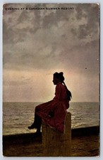 Antique Canada Postcard TORONTO Evening Summer Resort 1905 picture
