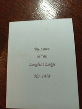 By-Laws of the Longleat Lodge No. 1478  Freemasonry  masonic/833 picture