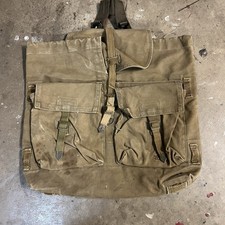 Czech Army Vintage Bag Rucksack M60 Canvas Backpack Military Cool Distressed picture
