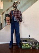 Spirit Halloween GRAIL 2014 Barnyard Butcher Animatronic Working picture
