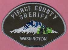 PIERCE COUNTY WASHINGTON SHERIFF SHOULDER PATCH SUBDUED picture