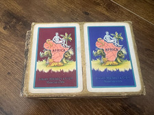  Vintage John Waddington Twin Pack Playing Cards – Logan Muckelt Africa – Sealed picture