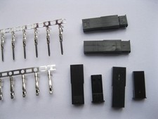 100 Set JST 2 Pin Female & Male Black Color Housing & Pin Connector New picture