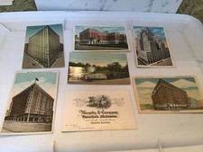 7 Postcards Related to St. Louis Architecture Buildings, Benton Park, Murphy&Co picture