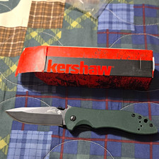 Kershaw Emerson CQC-5K 60740LBLK G10 Handle SS Plain Clip Point Liner picture