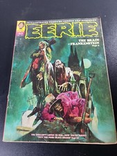 EERIE #40 1972 WARREN MAGAZINE SANJULIAN COVER MIKE PLOOG ART picture