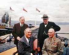 Quebec Conference Churchill and Roosevelt 8x10 Glossy Photo Print HT4136789 picture