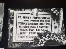 Vintage Polish Solidarity Solidarność Funeral Photos Father Jerzy Popieluszko picture