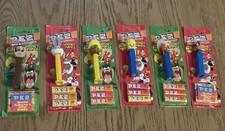 Looney Tunes Lot of Six Retired PEZ Dispensers from 1995- Fun ‘n Games picture