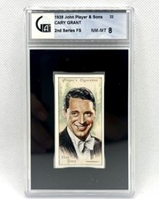 1938 John Player & Sons #22 Cary Grant GAI 8 NM-MT picture