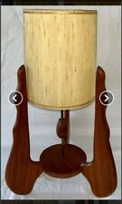 Vintage MCM Teak table lamp picture