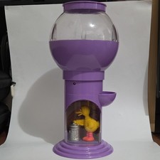 Big Bird Candy Dispenser-Vintage-Applause 1998-Jim Henson-Goodiebuddie-Purple picture