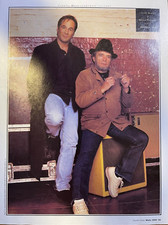2000 Vintage Magazine Illustration Country Singers Merle Haggard & Clint Black picture