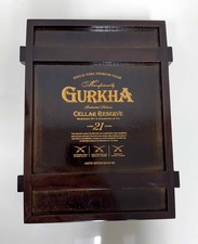Gurkha Cellar Reserve 21 Years Grand Rothchild 6x58 Empty Cigar Box Wood Humidor picture