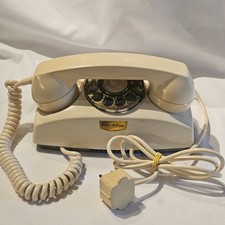 Vtg 1973 Fold-A-Fone, Trimline-Style, Table/Desktop, Untested, 4-Prong Plug PICS picture