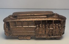 Vintage San Francisco Cable Car Bronze/ Copper Toned Souvenir  picture