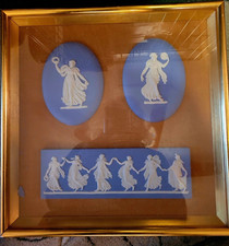 Wedgwood light blue Three Dancing Hours plaques  picture
