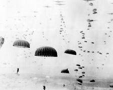1st Allied Airborne Army Paratroops over Holland 8X10 World War II WW2 Photo 515 picture