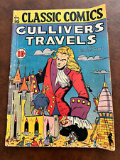 Classic Comics Gulliver's Travels #1 (no 16) 1943 G-VG picture