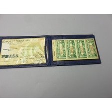 Vintage 1940 New York Worlds Fair Press ID Card Ticket Book Fox Movietone News picture
