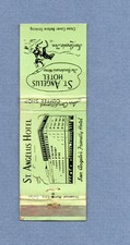 Vintage 1940's St. Angelus Hotel  Matchbook Cover San Angelo  TX picture