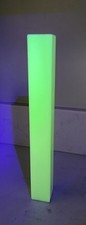 Vintage Custard Uranium Glass Square Lamp Part picture