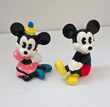 Disney Mickey Mouse & Minnie Mouse Ceramic Set Japan picture