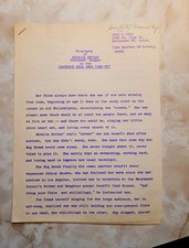 ONE-OF-A-KIND HOLLYWOOD HISTORY ARTIFACT: NATALIE NEVINS ORIGINAL PRESS BIO DR picture