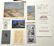 CALIFORNIA Ephemera LOT Catalina SILVERADO Spanish Bay Provence DELTA KING RITZ picture