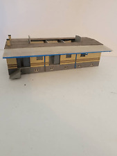 Vintage Ho Scale Gray Yellow Lumberyard Railway Station Building picture