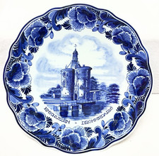 Norelco Delft Blue Hand Painted 1955 Collectible Plate 