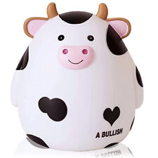 Cow Piggy Bank,Kids Money Bank for Boys,Cute Coin Bank Large Piggy Banks picture
