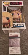 DEE SNIDER SIGNED FUNKO POP TWISTED SISTER JSA AUTHENTICATED #WA908826 LEGEND 🤘 picture